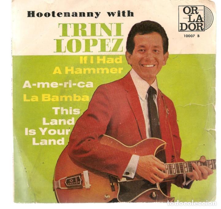 Discos de vinilo: SINGLES/. TRINI L&Oacute;PEZ. (P/B72)C/1 - Foto 1