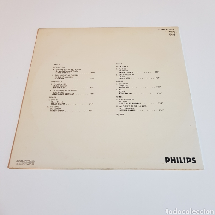 Discos de vinilo: POP HITS DE LATINOAM&Eacute;RICA 1976 - Foto 2