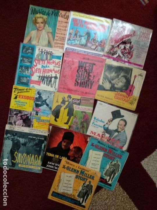 Discos de vinilo: Lote singles y eps Bandas Sonoras - Foto 1