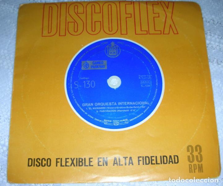Discos de vinilo: EL MANISERO - SINGLE DISCOFLEX GRAN ORQUESTA INTERNACIONAL - Foto 1