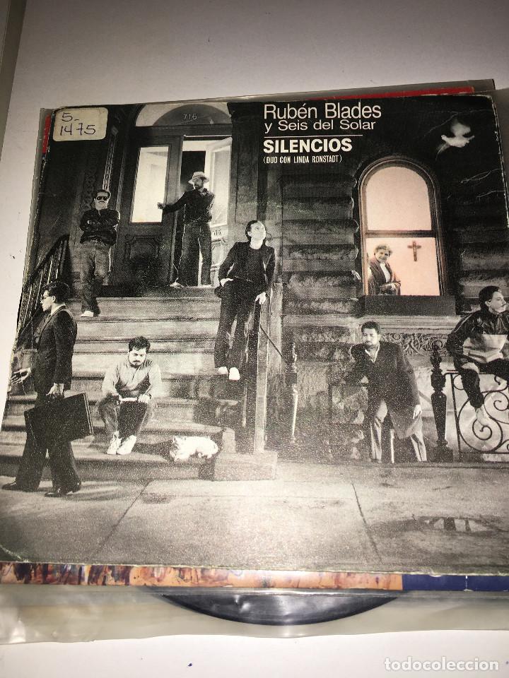 Disques de vinyle: Discos de vinilo: RUBEN BLADES Y SEIS DEL SOLAR SILENCIOS- DUO CON LINDA RONSTANDT SINGLE
