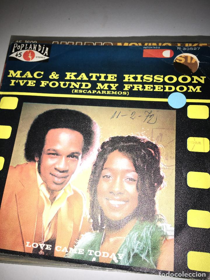 Discos de vinilo: MAC & KATIE KISSOON - I&acute;VE FOUND MY FREEDOM SINGLE - Foto 1