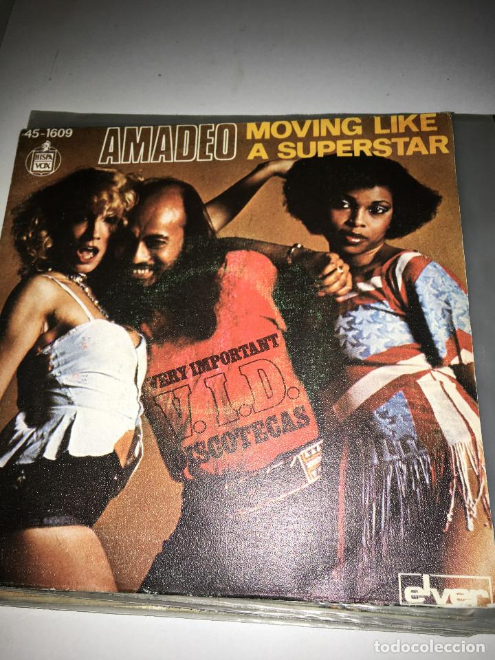 Discos de vinilo: Amadeo &lrm;&ndash; Moving Like A Superstar SINGLE - Foto 1