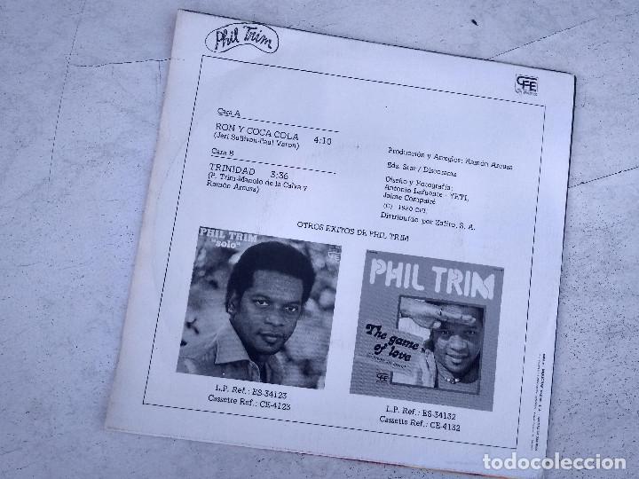 Discos de vinilo: PHIL TRIM / RON Y COCA COLA / TRINIDAD - Foto 2