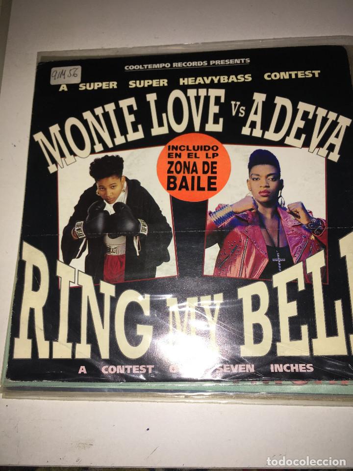 Disques de vinyle: Monie Love vs. Adeva-Ring My Bell,
