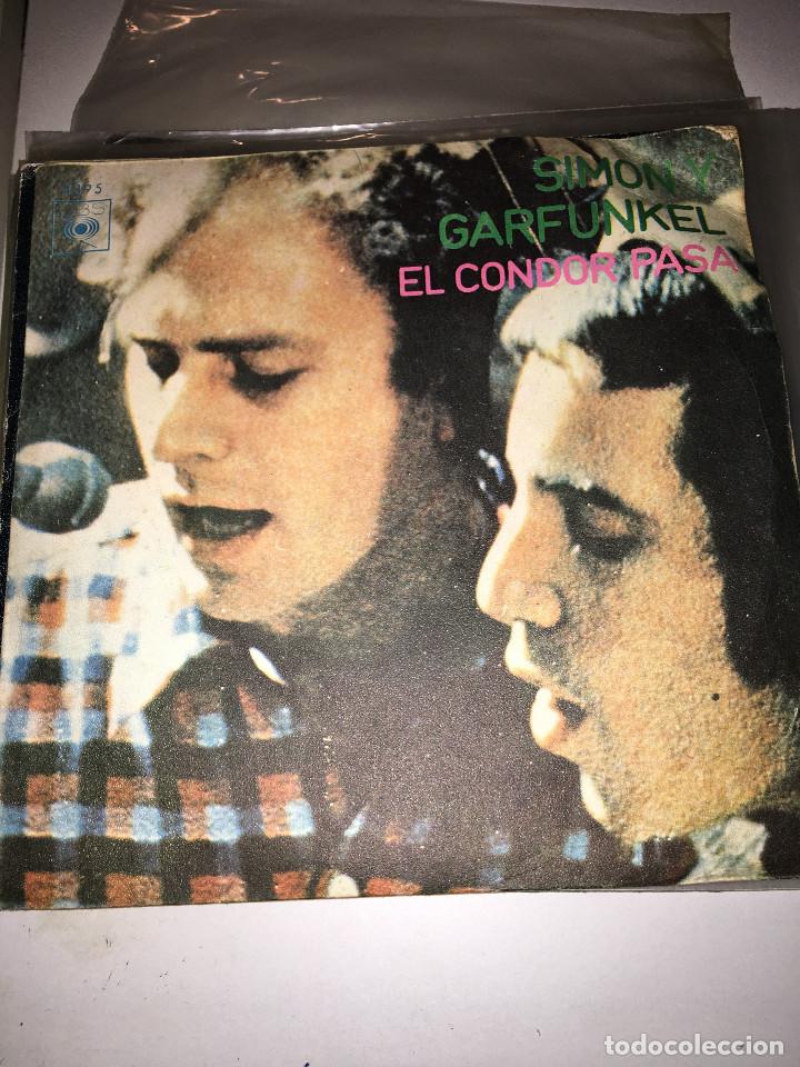 Discos de vinilo: Simon y Garfunkel. El c&oacute;ndor pasa.SINGLE - Foto 1