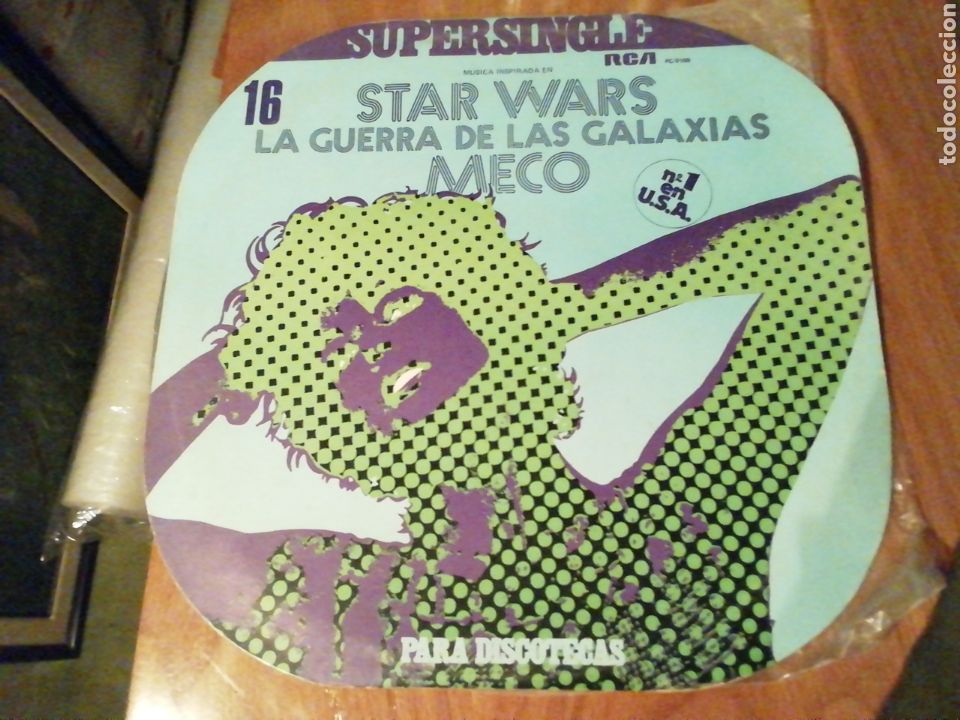 Discos de vinilo: Star Wars Supersingle Edici&oacute;n para Discoteca - Foto 1