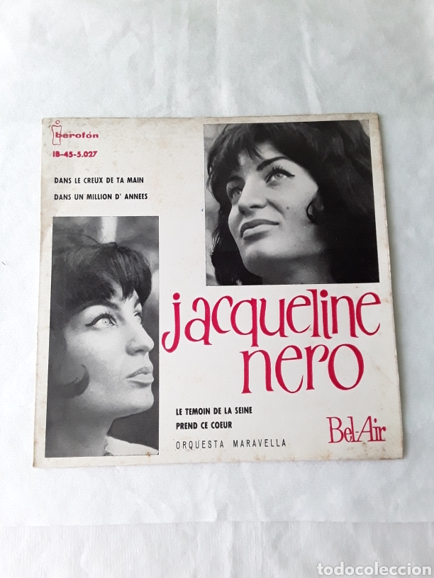 Discos de vinilo: JACQUELINE NERO - Foto 1
