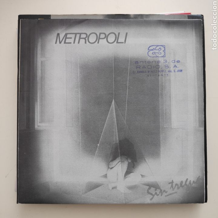 Disques de vinyle: NT METROPOLI - VIAJE MISTERIOSO (ROJO Y AZUL) 1986 SPAIN SINGLE VINILO