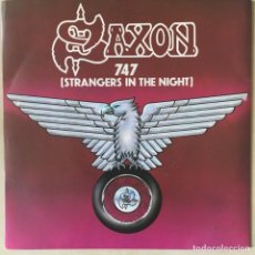 Dischi in vinile: SAXON – 747 (STRANGERS IN THE NIGHT), UK 1980 CARRERE