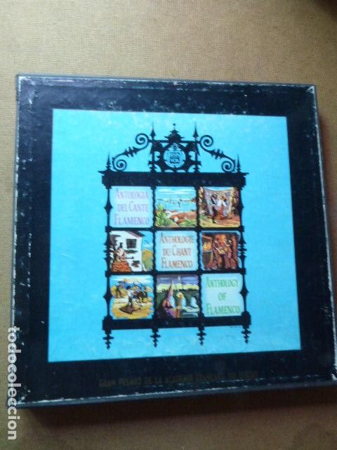 Disques de vinyle: ANTOLOGIA DEL CANTE FLAMENCO. HISPAVOX. ESTUCHE CON 3 LP +LIBRETO. ( 106 PP ) VINILOS EN BUEN ESTADO