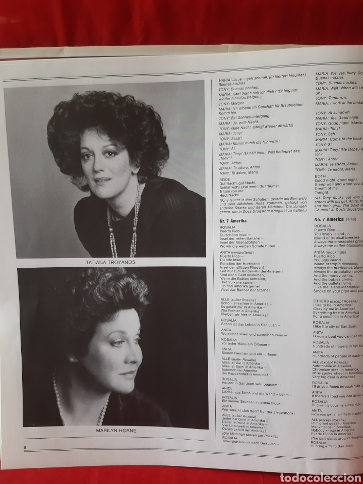 Discos de vinilo: WEST SIDE STORI , LEONARD BERNSTEIN , DOBLE LP - Foto 7