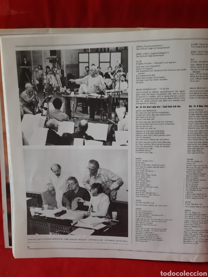 Discos de vinilo: WEST SIDE STORI , LEONARD BERNSTEIN , DOBLE LP - Foto 10