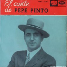 Discos de vinilo: EL CANTE DE PEPE PINTO// TRIGO LIMPIO+3// EP// 1959// EMI. Lote 202990803