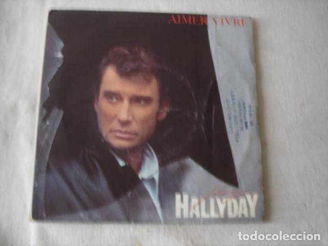 Discos de vinilo: Johnny Hallyday Aimer Vivre - Foto 1