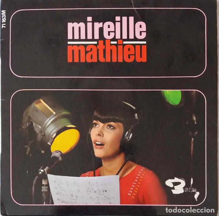 Discos de vinilo: MIREILLE MATHIEU, ADIEU A LA NUIT. EP FRANCIA - Foto 1