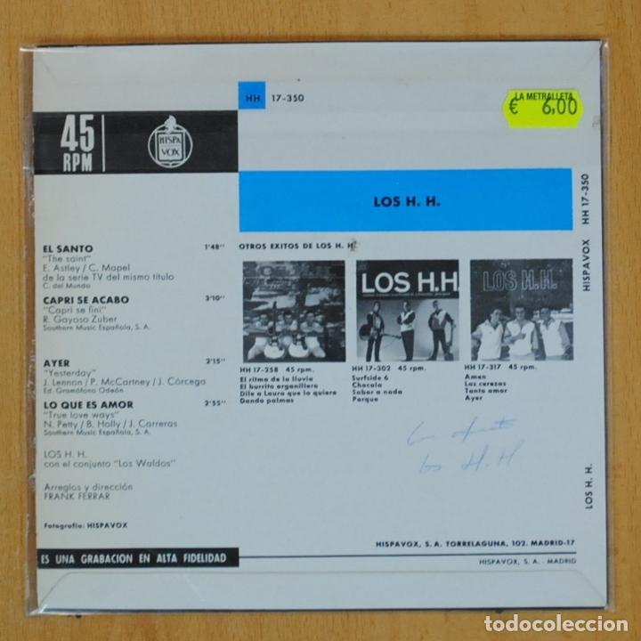 Discos de vinilo: LOS HH - EL SANTO + 3 - EP - Foto 2