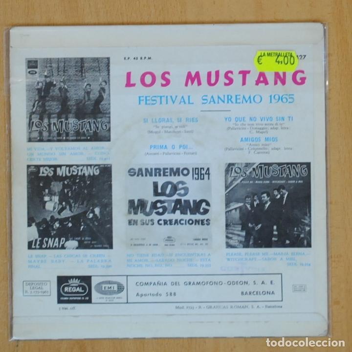 Discos de vinilo: LOS MUSTANG - SAN REMO 1965 - EP - Foto 2