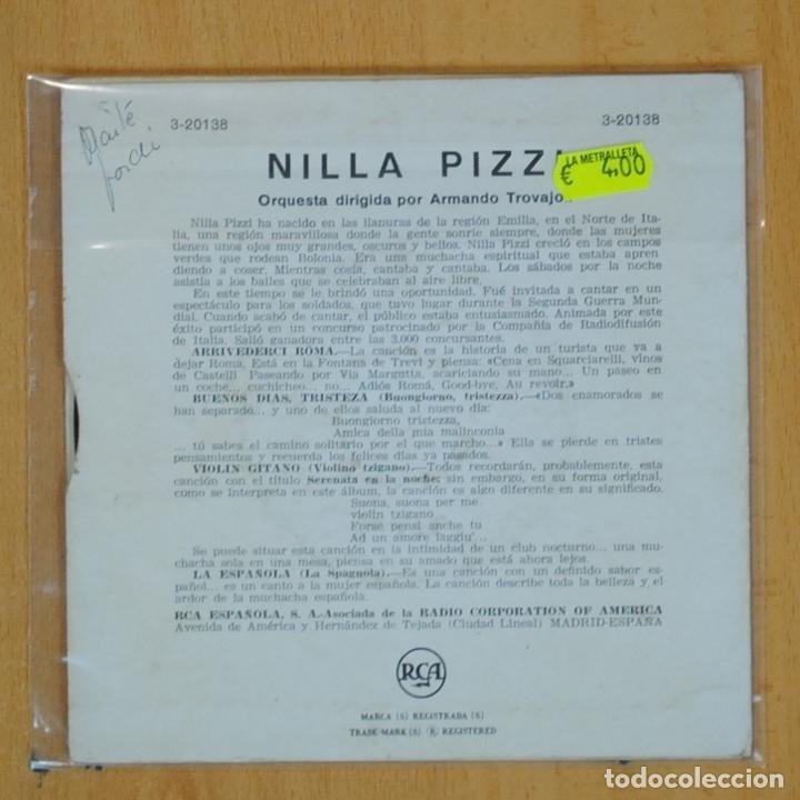 Discos de vinilo: NILLA PIZZI - ARRIVEDERCI ROMA - EP - Foto 2
