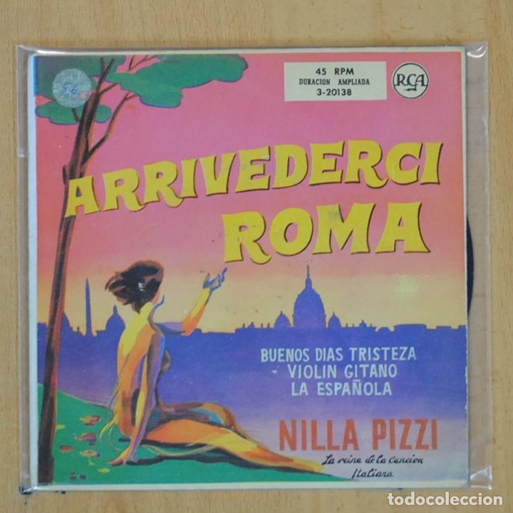 Discos de vinilo: NILLA PIZZI - ARRIVEDERCI ROMA - EP - Foto 1
