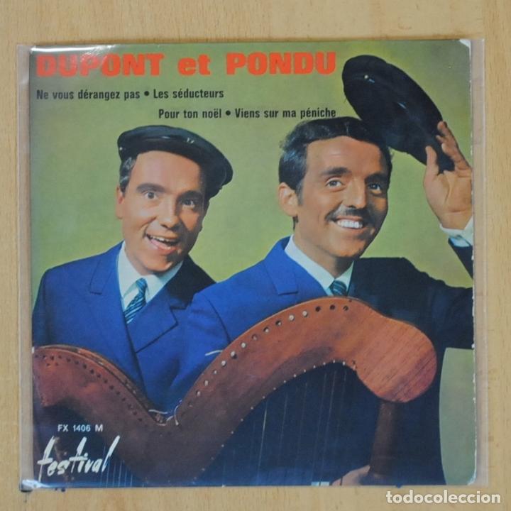 Discos de vinilo: DUPONT ET PONDU - NE VOUS DERANGEZ PAS + 3 - EP