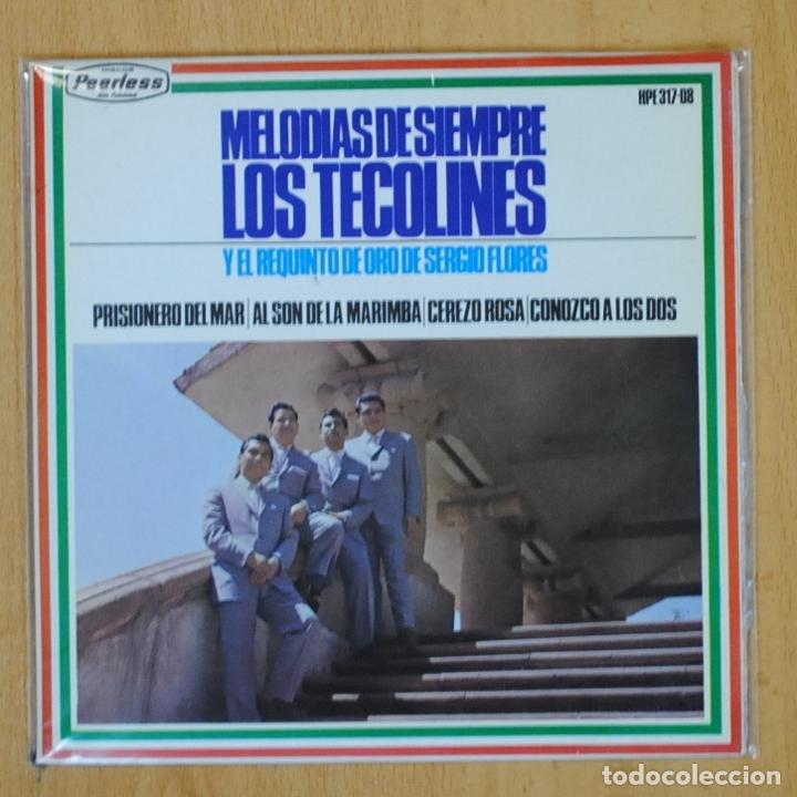 Discos de vinilo: LOS TECOLINES - PRISIONERO DEL MAR + 3 - EP - Foto 1