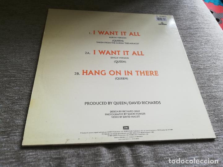Discos de vinilo: Queen-i want it all. m&aacute;xi espa&ntilde;a - Foto 2