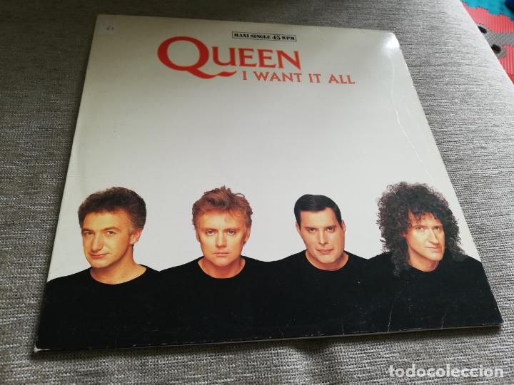 Discos de vinilo: Queen-i want it all. m&aacute;xi espa&ntilde;a - Foto 1