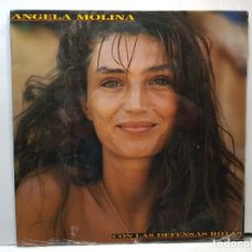 Discos de vinilo: LP-ANGELA MOLINA-CON LAS DEFENSAS ROTAS EN BLISTER ORIGINAL 1986. Lote 203058956