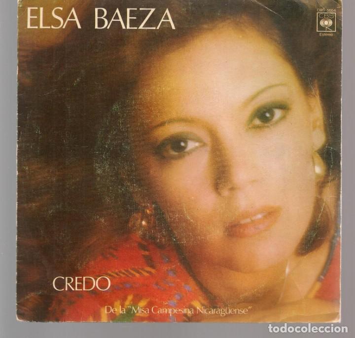 Discos de vinilo: SINGLES/. ELSA BAEZA. CREDO. (P/B72)C/1 - Foto 1