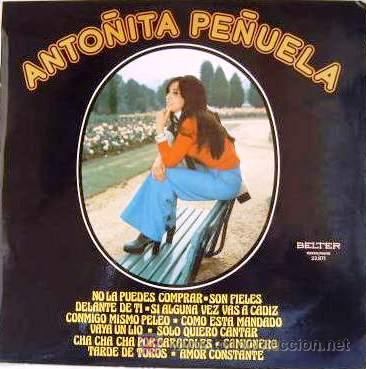 Discos de vinilo: DISCO DE VINILO. ANTO&Ntilde;ITA PE&Ntilde;UELA - Foto 1
