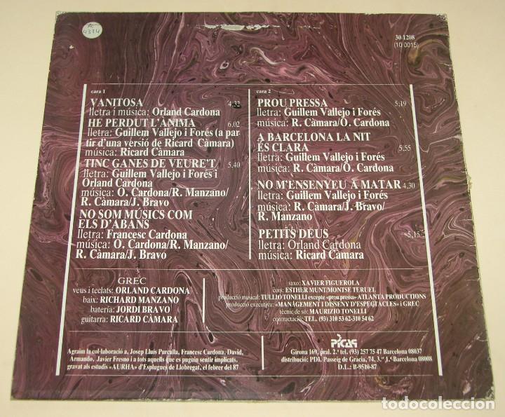 Discos de vinilo: GREC - S&Oacute;C - PICAP 1987 - Foto 2