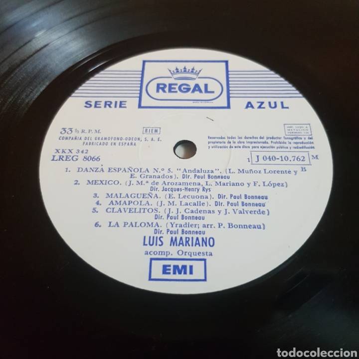 Discos de vinilo: LUIS MARIANO - Foto 4