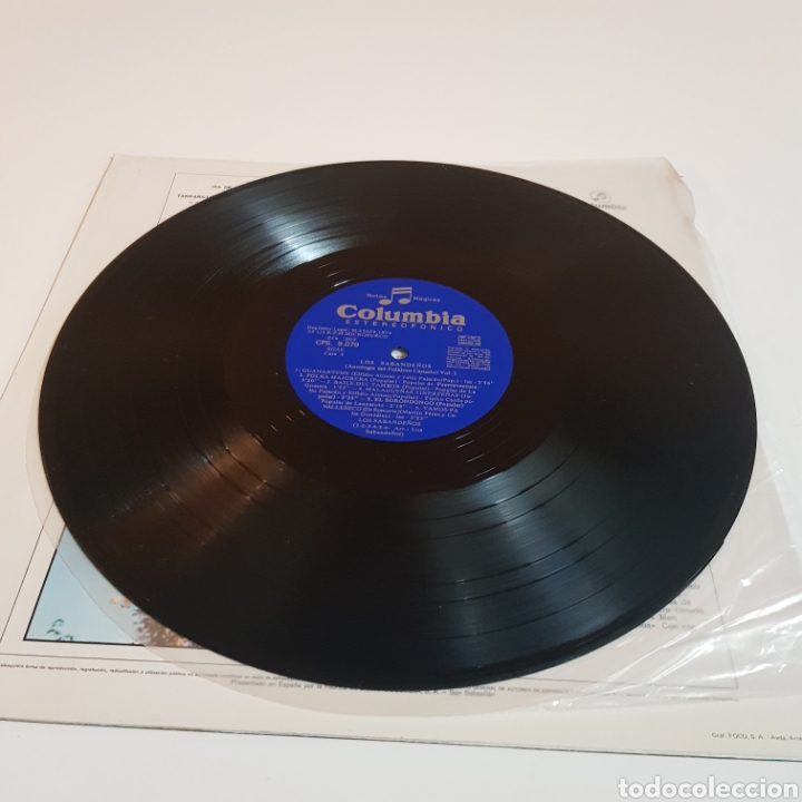 Discos de vinilo: LIS SABANDE&Ntilde;OS - ANTOLOGIA DEL FOLKLORE CABARIO VOL. 1 - Foto 5
