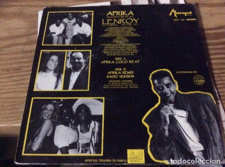 Discos de vinilo: Afrika coco beat lenroy - Foto 2
