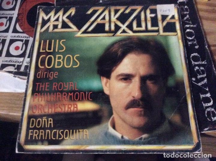 Discos de vinilo: mas zarzuela luis cobos - Foto 1