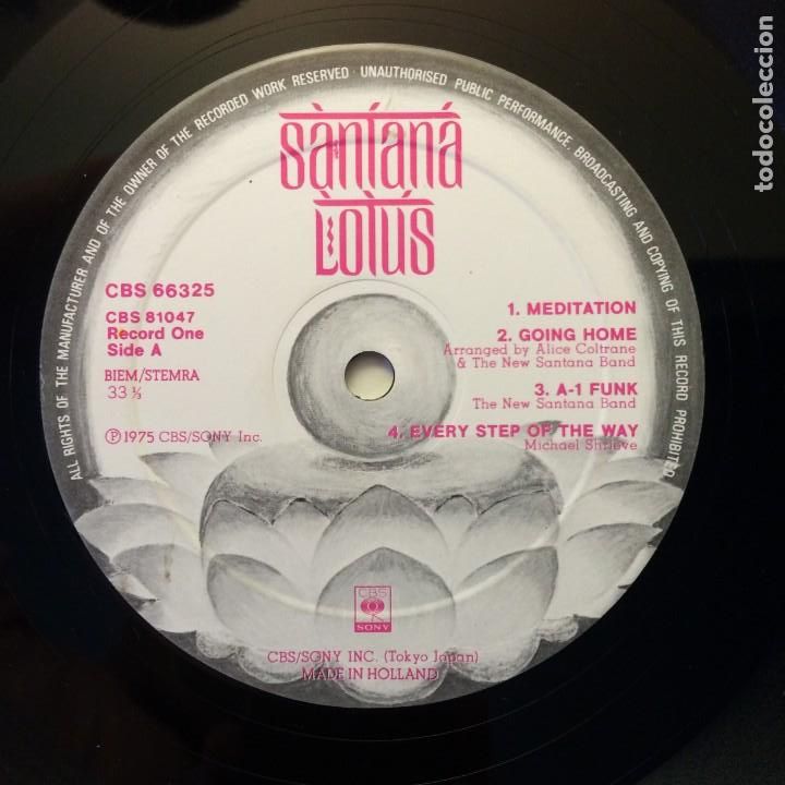 Discos de vinilo: Santana &ndash; Lotus EU CBS CON POSTERS* - Foto 8