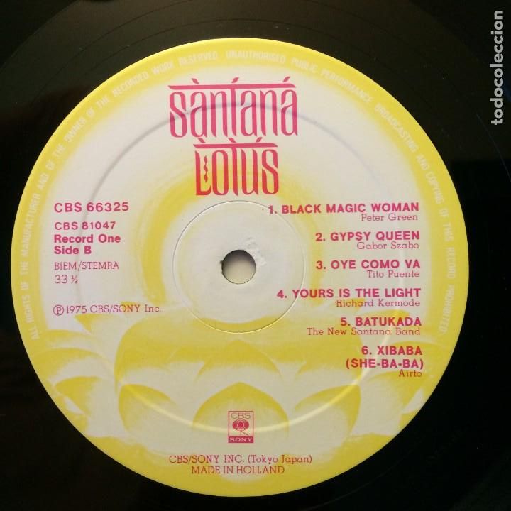 Discos de vinilo: Santana &ndash; Lotus EU CBS CON POSTERS* - Foto 9