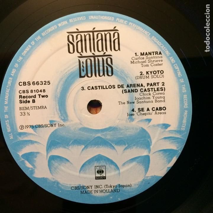 Discos de vinilo: Santana &ndash; Lotus EU CBS CON POSTERS* - Foto 11