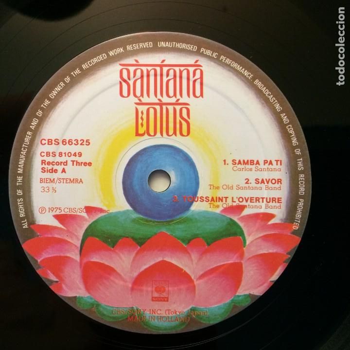 Discos de vinilo: Santana &ndash; Lotus EU CBS CON POSTERS* - Foto 12