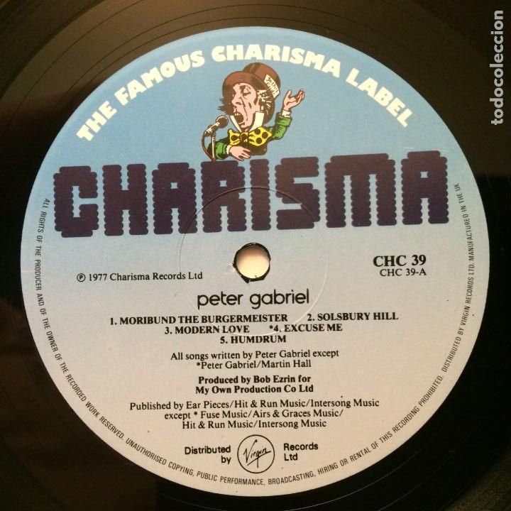 Discos de vinilo: Peter Gabriel &ndash; Peter Gabriel UK 1984 CHARISMA* - Foto 3