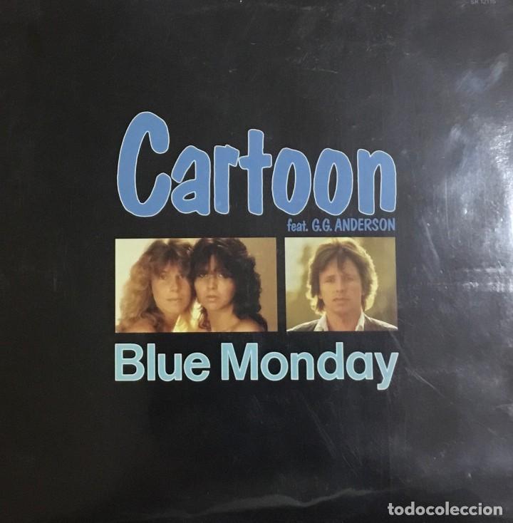 Discos de vinilo: cartoon-blue monday (maxi single) - Foto 1
