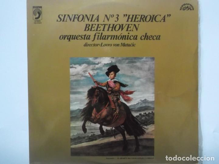 Discos de vinilo: BEETHOVEN-SINFONIA N&ordm; 3-HEROICA-ORIGINAL ESPA&Ntilde;OL 1971