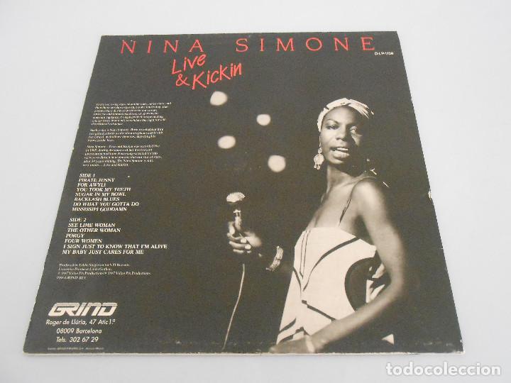 Discos de vinilo: NINA SIMONE - LIVE & KICKIN - 1988 - Foto 2