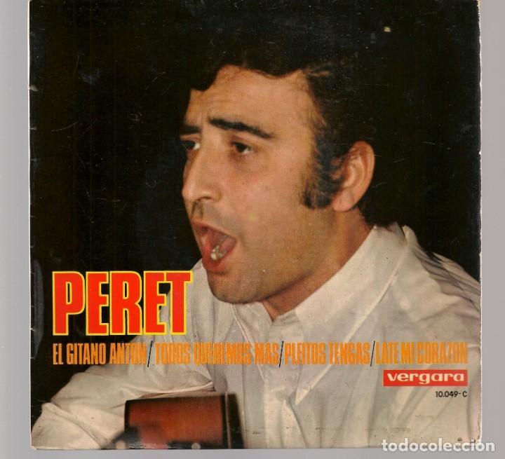 Discos de vinilo: SINGLES/. PERET. EL GITANO ANT&Oacute;N. (P/B72)C1 - Foto 1