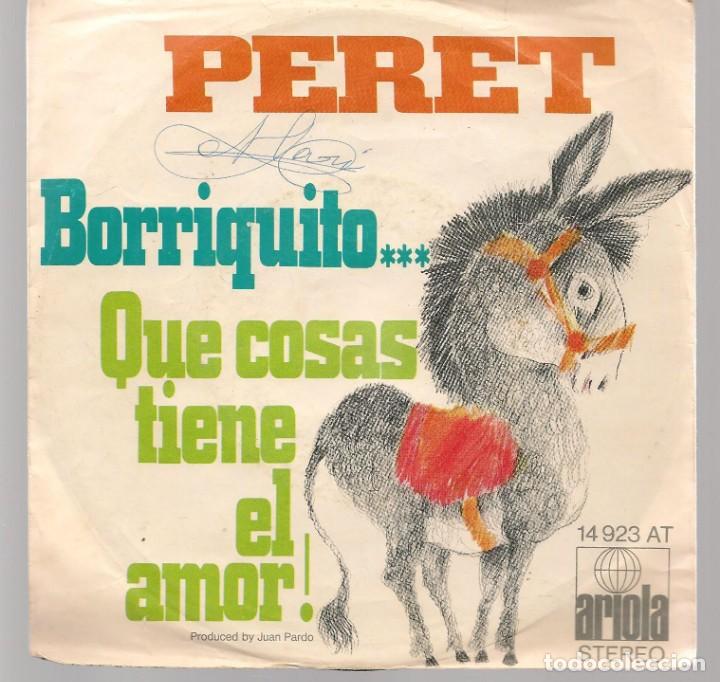 Discos de vinilo: SINGLES/. PERET. BORRIQUITO. (P/B72)C1 - Foto 1