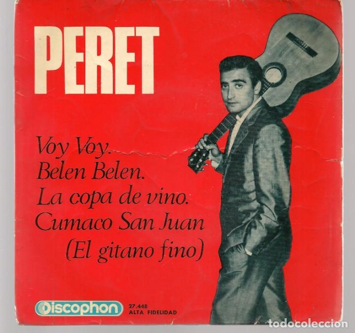 Discos de vinilo: SINGLES/. PERET . VOY, VOY. (P/B72)C1 - Foto 1