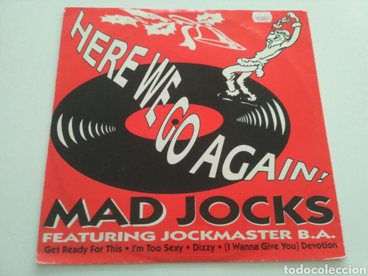 Discos de vinilo: Mad Jocks Featuring Jockmaster B.A. - Here We Go Again! - Foto 1