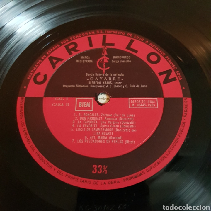 Discos de vinilo: ALFREDO KRAUS - GAYARRE - Foto 3
