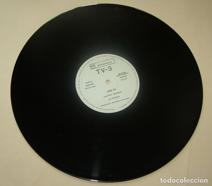 Discos de vinilo: LA TRINCA - AIX&Ograve; ES TV3 - 1989 - Foto 3